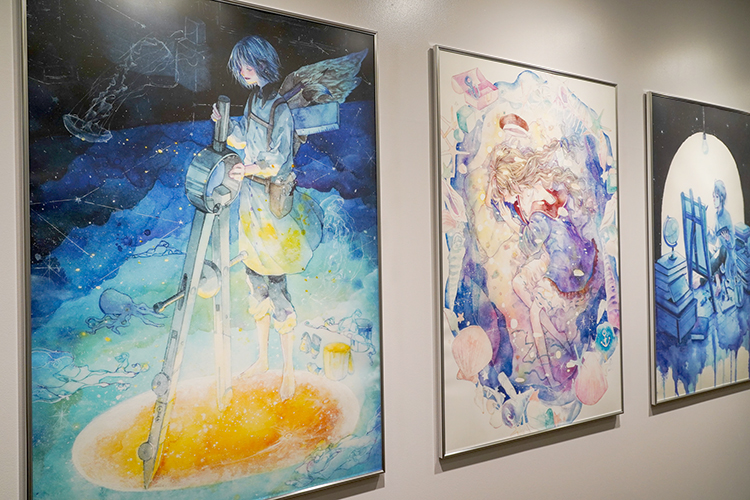 美しい水彩で 光 を描く イラストレーター 芦屋マキ作品展示中です Picon