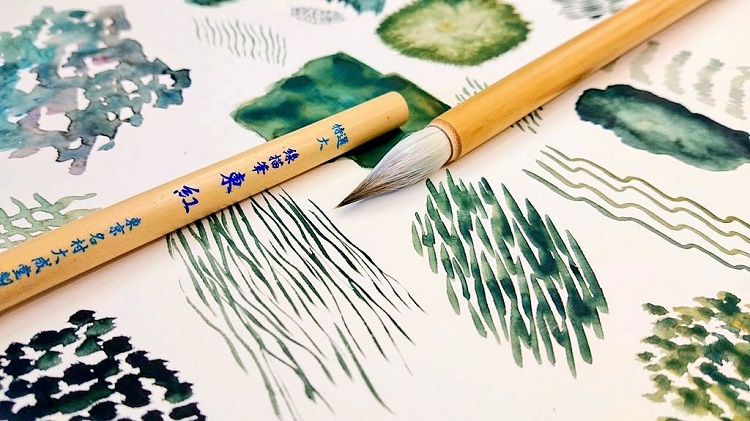 奥深い「筆」の世界。老舗・名村大成堂が教える‟日本画筆