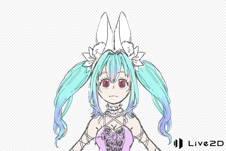 キャラクターのラフ画をLive2Dで動かしてみた | PicoN!